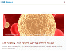 Tablet Screenshot of hot-screen.com